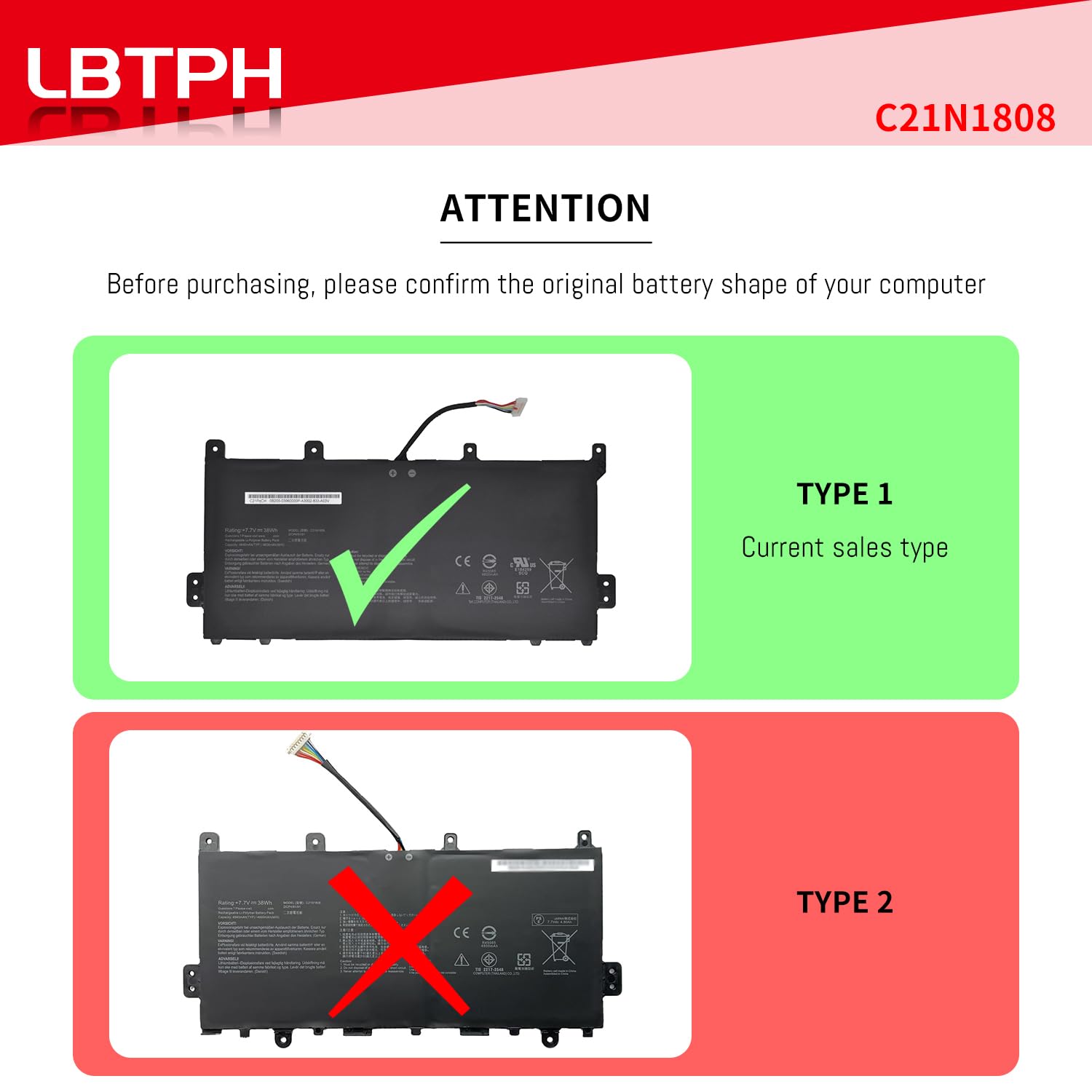 Amazon.com: LBTECH C21N1808 Battery for Asus Chromebook C423